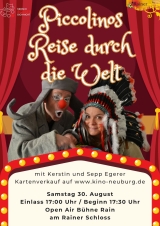 Filmplakat Rainer Sommerkino 2025: Piccolinos Reise durch die Welt