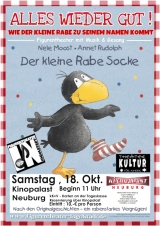 Filmplakat Der kleine Rabe Socke